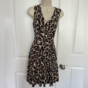Vince Camuto leopard dress 
size 6